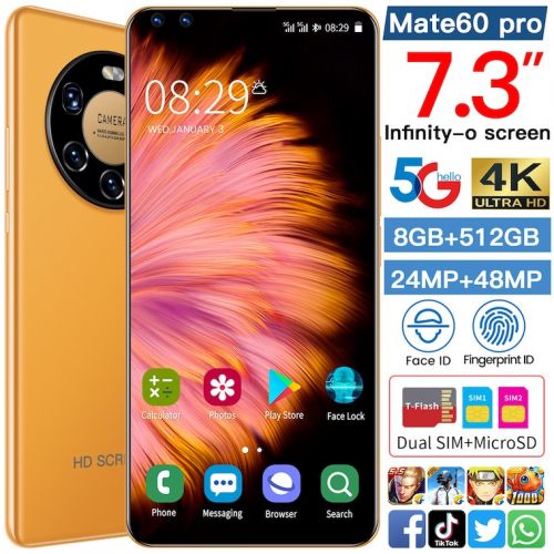 Mate 40 Pro 5G MobilePhone 7.3‘’ OLED Octa Core 