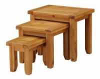 Acorn Solid Oak Nest of Tables