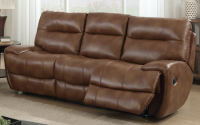 Bailey Recliner Leather Gel & PU 3 Seater
